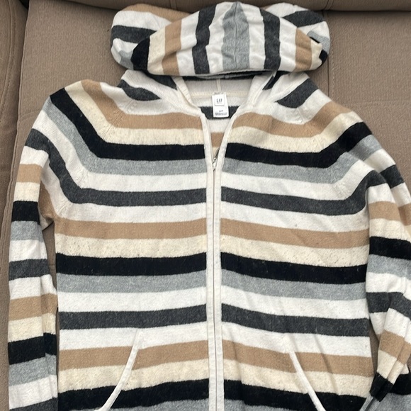 Soft cashmere zip cardigan. - Picture 3 of 3